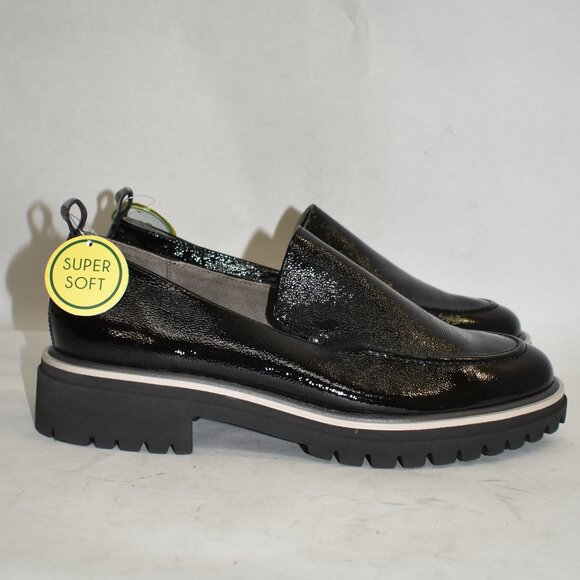 NWT$450 Paul Green Naomi Platform Loafer PLATFORM Black Patent 9.5 (TD11) - Picture 2 of 7